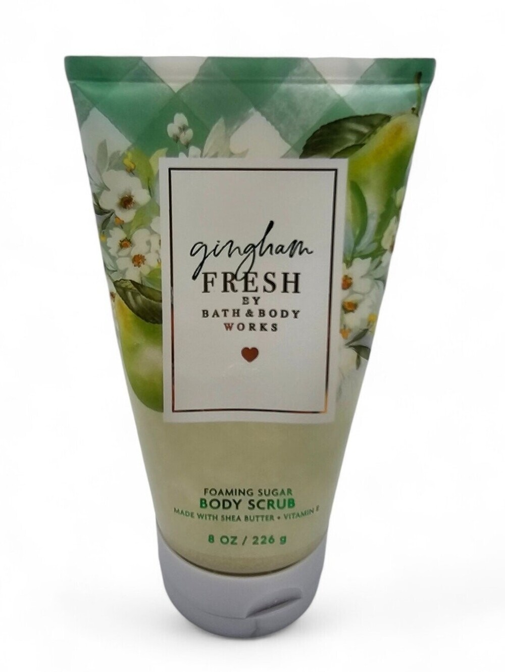 Bath and Body Works GINGHAM FRESH Foaming Sugar Body Scrub 80z NEW